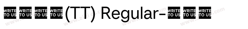 华文细黑(TT) Regular字体转换